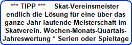 Link zum Programm Skat-Vereinsmeister